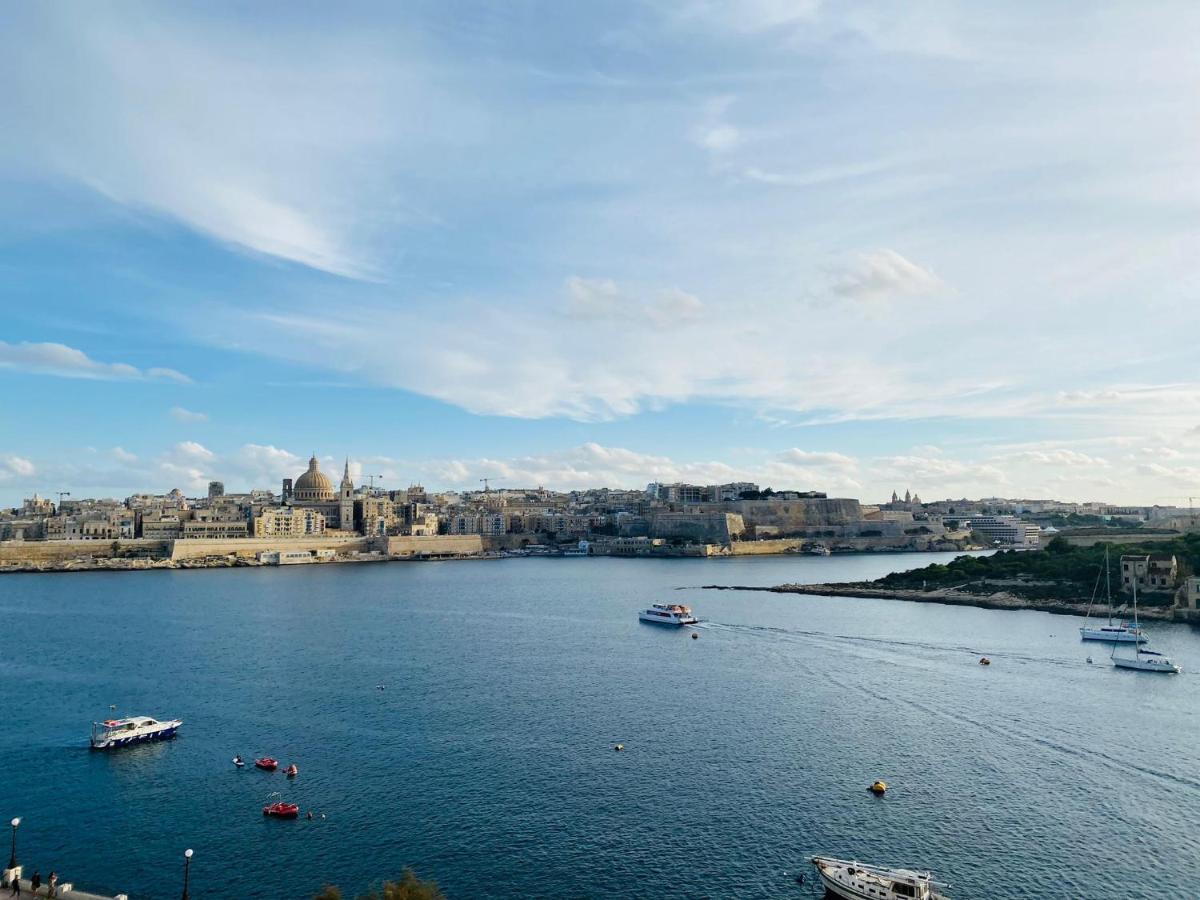 Sliema Seaview Apartment- Valletta Views - Apt 8, 49 Tigne Point Mansions Eksteriør bilde